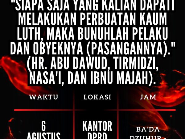 Beredar Seruan Aksi Tolak LGBT di Cianjur, Massa Akan Geruduk Kantor DPRD Hari Ini