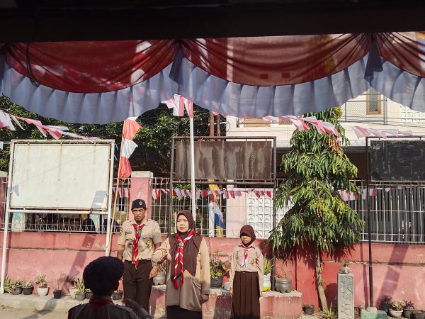 Satu Pramuka untuk Satu Indonesia: SDN Sukamantri 1 Gelar Upacara Peringatan Hari Pramuka ke-65